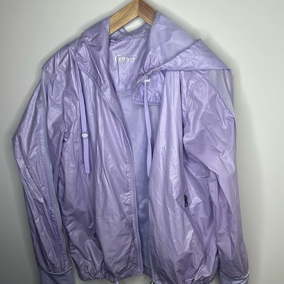 ZYIA Lilac Shine Bomber Jacket - Picture 4 of 6